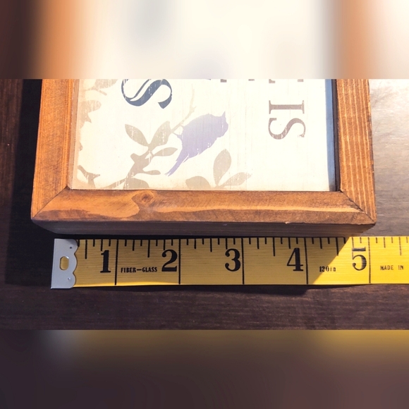 "This Place Is For The Birds" Wood Framed Wall Art - Picture 5 of 6